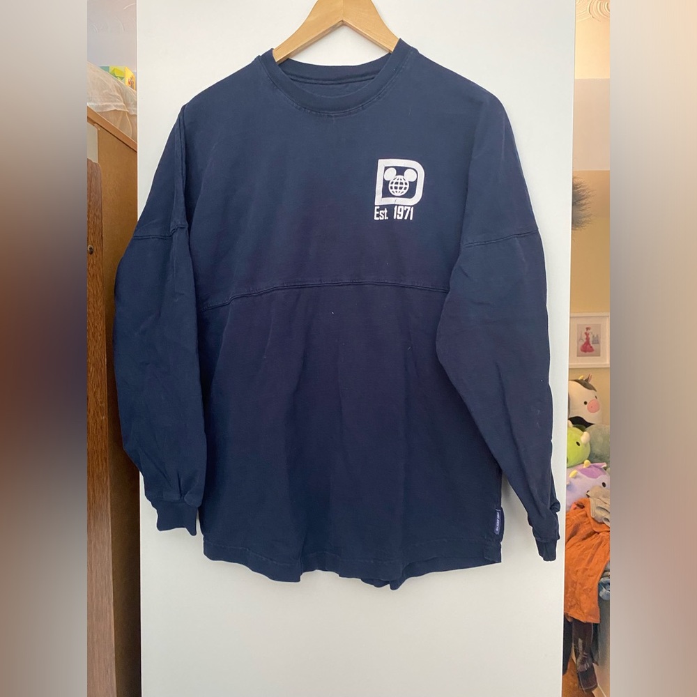🔥Navy Long Sleeve Disney Spirit jersey